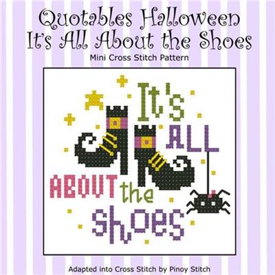 (image for) Quotables Halloween It's All About the Shoes